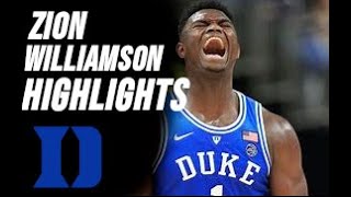 Zion Williamson (Duke) Season Highlights | 2018-2019 Season