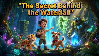 The Secret Behind the Waterfall | Animated Kids Adventure