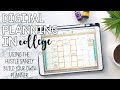 Digital Plan With Me | Planning on an iPad Pro with GoodNotes