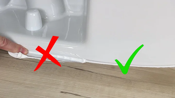Perfect Toilet Caulking(actually easier than doing a bad job)
