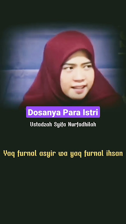 Dosa Istri Pada Suami.  #wanita #dosa #istri #suami