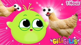 เพลงนับตัวเลขกับสัตว์ 123 🐓🐄🐕🎶 NUMBERS Giligilis Kids Songs |  เพลงกล่อมเด็ก