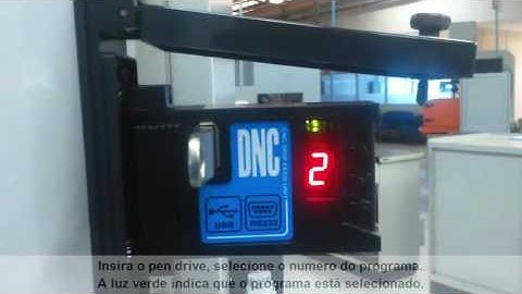 Receber programa no CNC do RGDNC ECO COMANDO FANUC