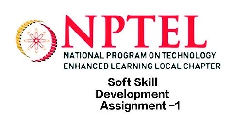 Soft Skill Development |Week-1 Assignment Answers 2024|NPTEL| #nptel#swayam#softskillsdevelopment