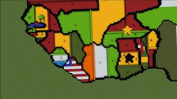 How To Build A Small Scale World Map pt.22 West Africa
