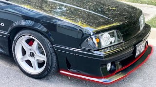 Installing the MOST CONTROVERSIAL Foxbody Mustang Modification...