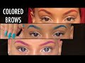 Colored Brows Tutorial | Eyeshadow vs. Eyeliner