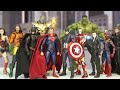 Avengers And Justice League Vs Thanos In The Spider-verse Figure Stop Motion