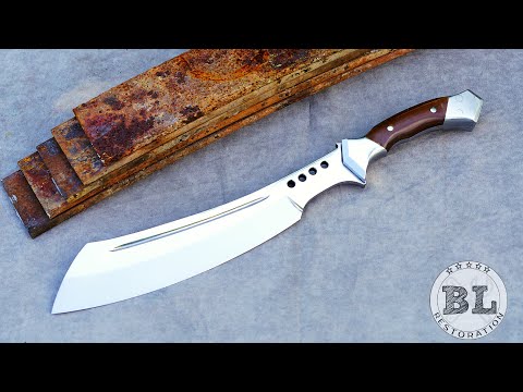 Видео: Изготовление ножа-измельчителя из листовой рессоры грузовика