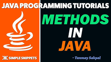 Methods in Java | Introduction | Declaration & Calling a Method in Java