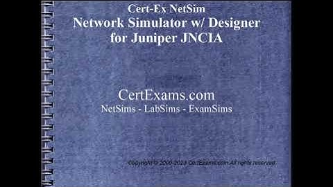 Cert-Ex Juniper JNCIA Netsim features