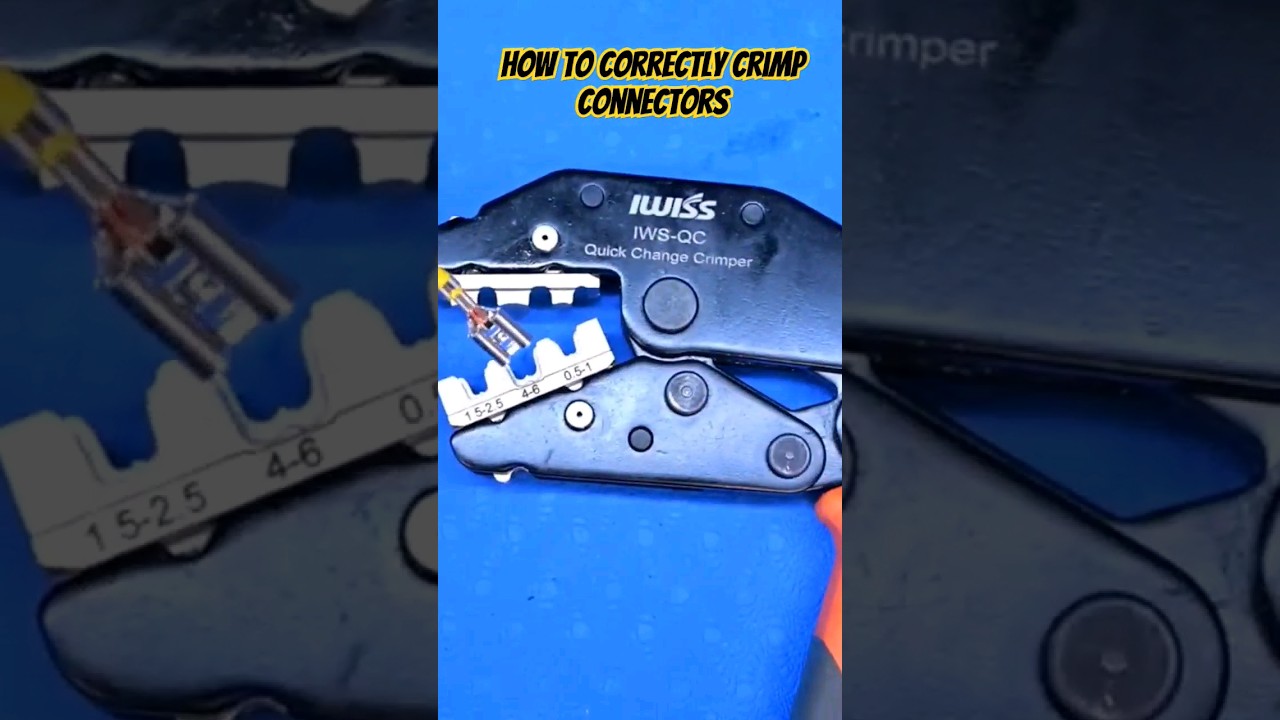 How To Correctly Crimp Connectors Automobile Tools Diy Crimpingtool