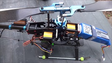 Align T Rex 450 Sport DFC, first hover, 450L Dominator tail and blades !