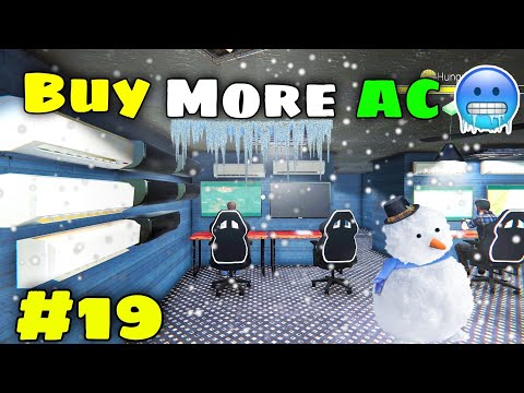 Buy 20 AC For My One Room To Cold ? - Internet Cafe Simulation - Gameplay In Hindi By CELLZO #19