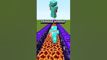 Minecraft Magma block vs all armour 🏆 (はいよろこんで) #minecraft #shorts