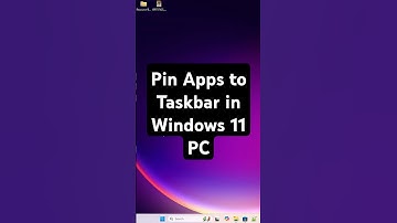 Pin Apps to Taskbar in Windows 11 PC or Laptop