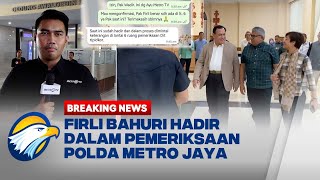 BREAKING NEWS - Firli Bahuri Hadiri Pemeriksaan Polda Metro Jaya