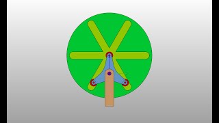 Transmission by Three Bar Slotted Link Mechanism