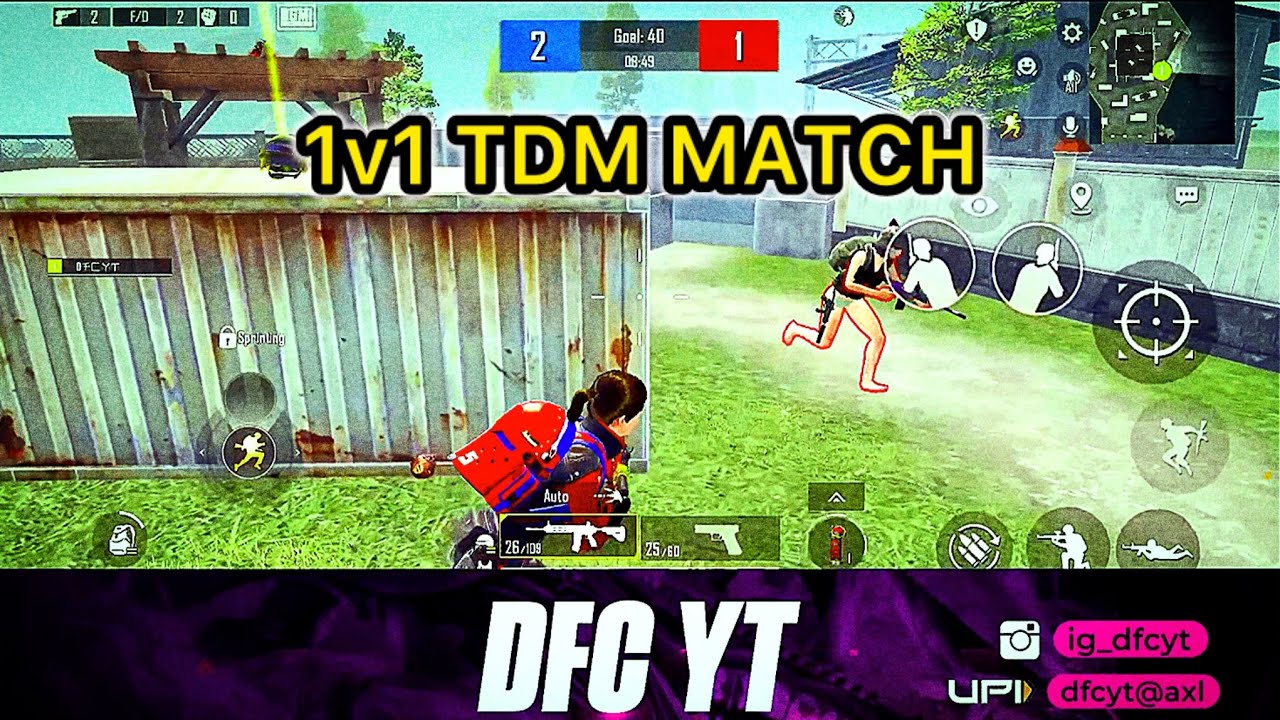 1v1 TDM MATCH || ROAD TO 10K || DFC YT - YouTube