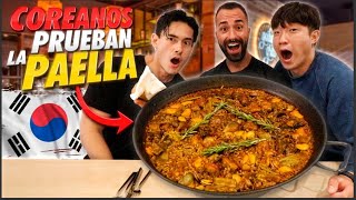 COREANOS Reaccionan a PAELLA VALENCIANA y TAPAS ESPAÑOLAS por Primera Vez *Paella Típica de Valencia