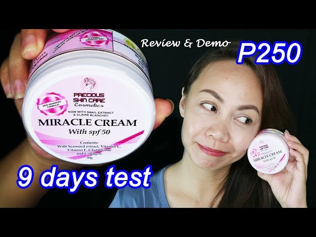 9 DAYS TEST Miracle Cream First Impression & Review + SURPRISE