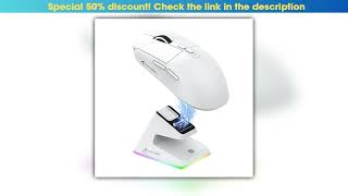 Hands-on X6 Lightweight Wireless Gaming Mouse with 3 Mode Wired 2.4G BT5.2 Up to 26K DPI RGB Backli