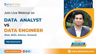 Live Webinar on Data Analyst vs Data Engineer which one to choose in 2023?