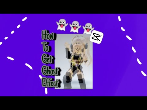 how to get the ghost effect👻 in capcut |roblox|capcut|Evelyn chua
