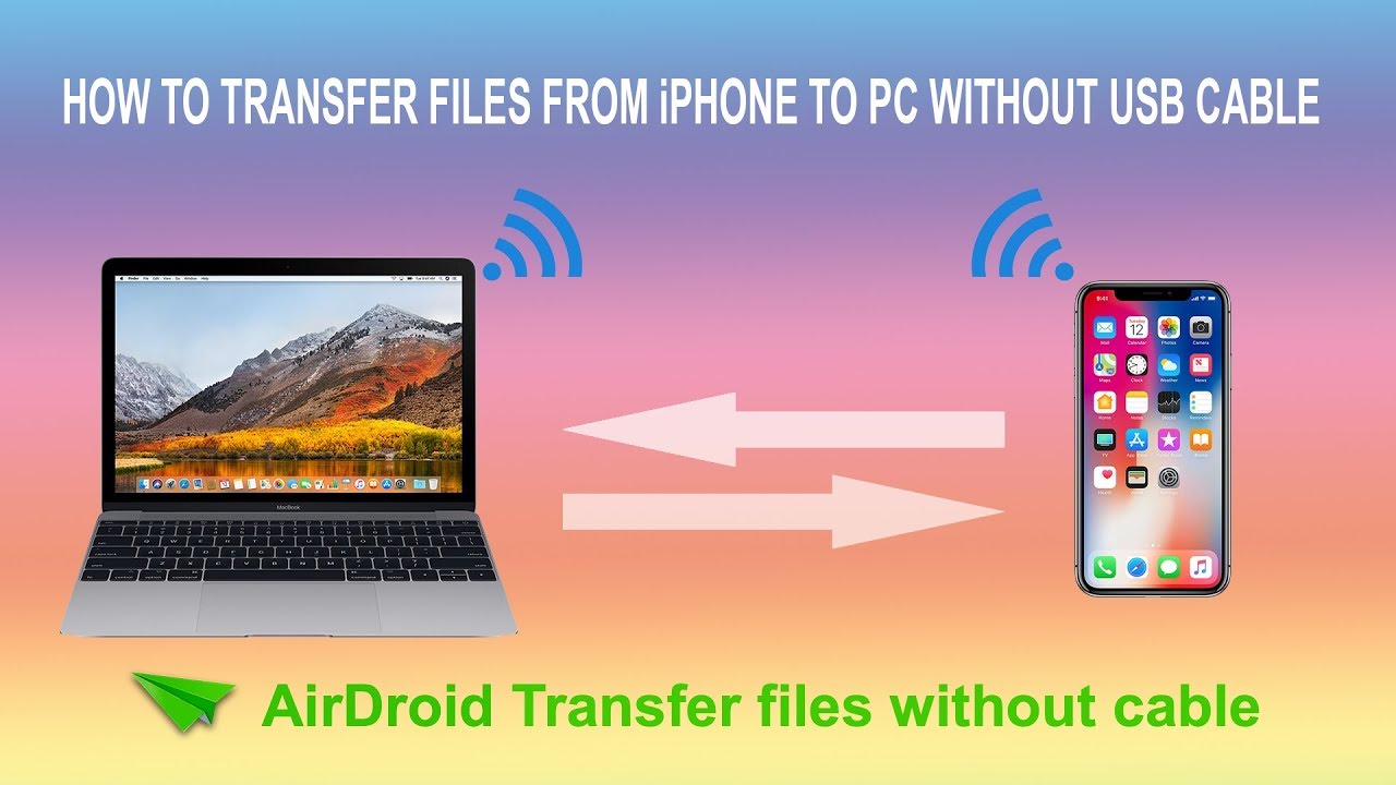 How to Transfer Photos from iPhone to PC Without USB Cable ...