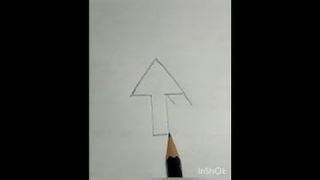 how to draw 3d Arrow#shorts