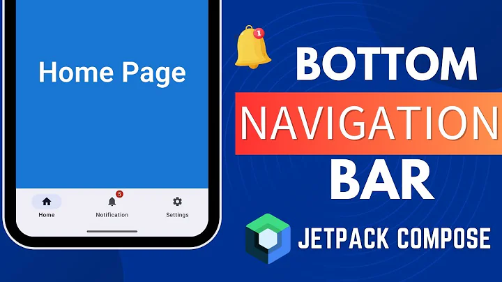BottomNavigation Jetpack Compose 🚀 | Android Studio | 2024