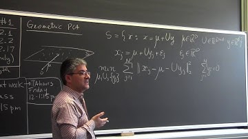 Lecture 4 | Geometric View of PCA (Hopkins)