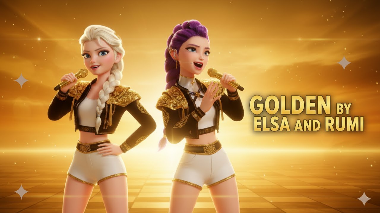 Elsa and Rumi sing Golden