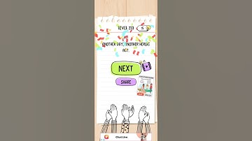 Brain Test Level 233 Help our hero!