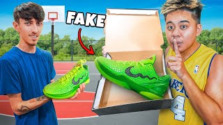 1v1 But With Fake Basketball Shoes (GONE WRONG)!