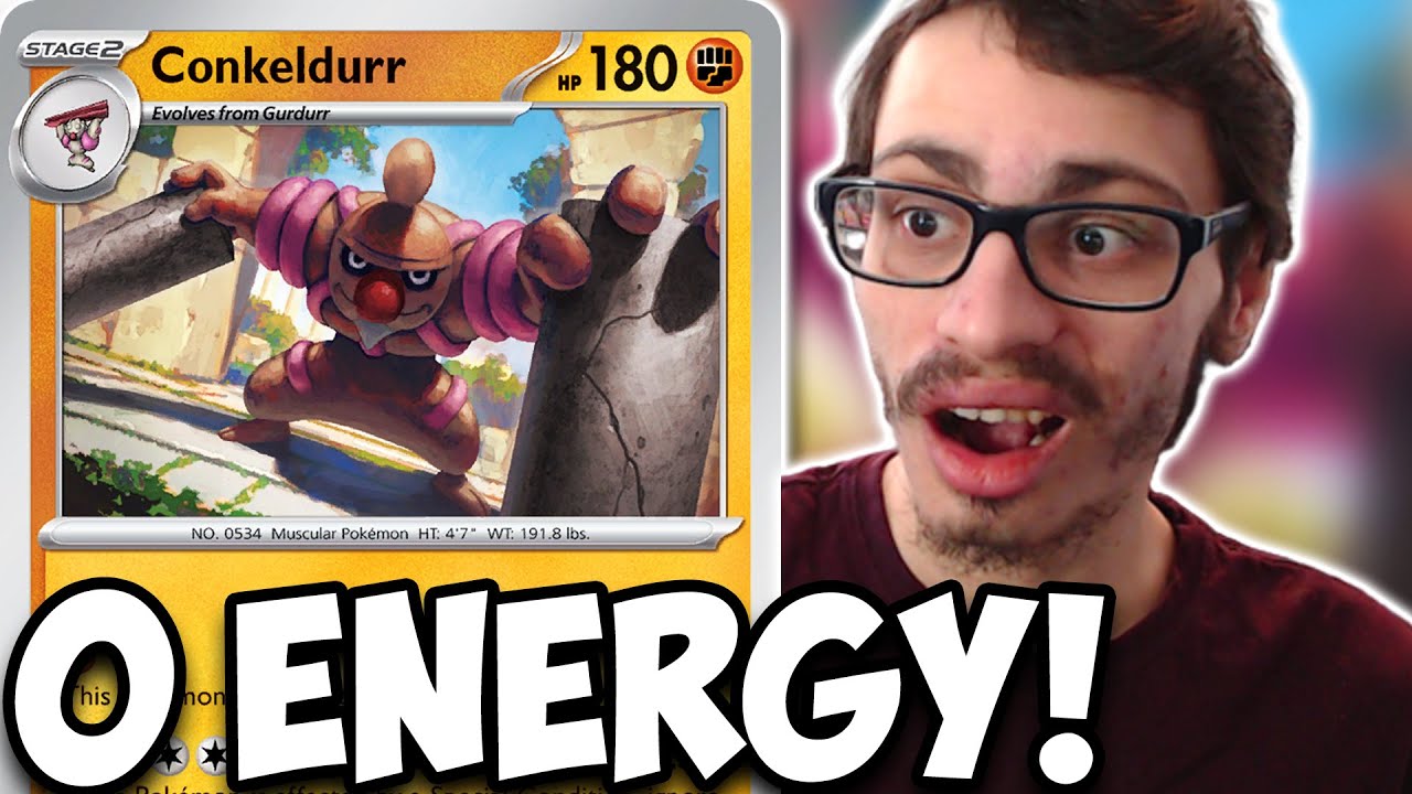 NEW Conkeldurr Can Do 300+ DAMAGE FOR 0 ENERGY! Strongest Stage 2! Twilight Masquerade PTCGL