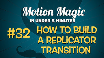 Motion Magic in Under 5 Minutes: Creating Custom Transitions with Replicators