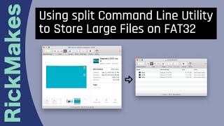 Using split Command Line Utility to Store Large Files on FAT32