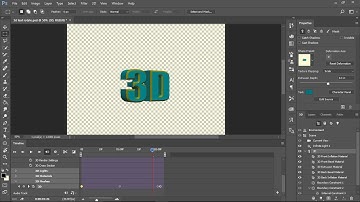 3D Text Rotation in Photoshop CC 2017
