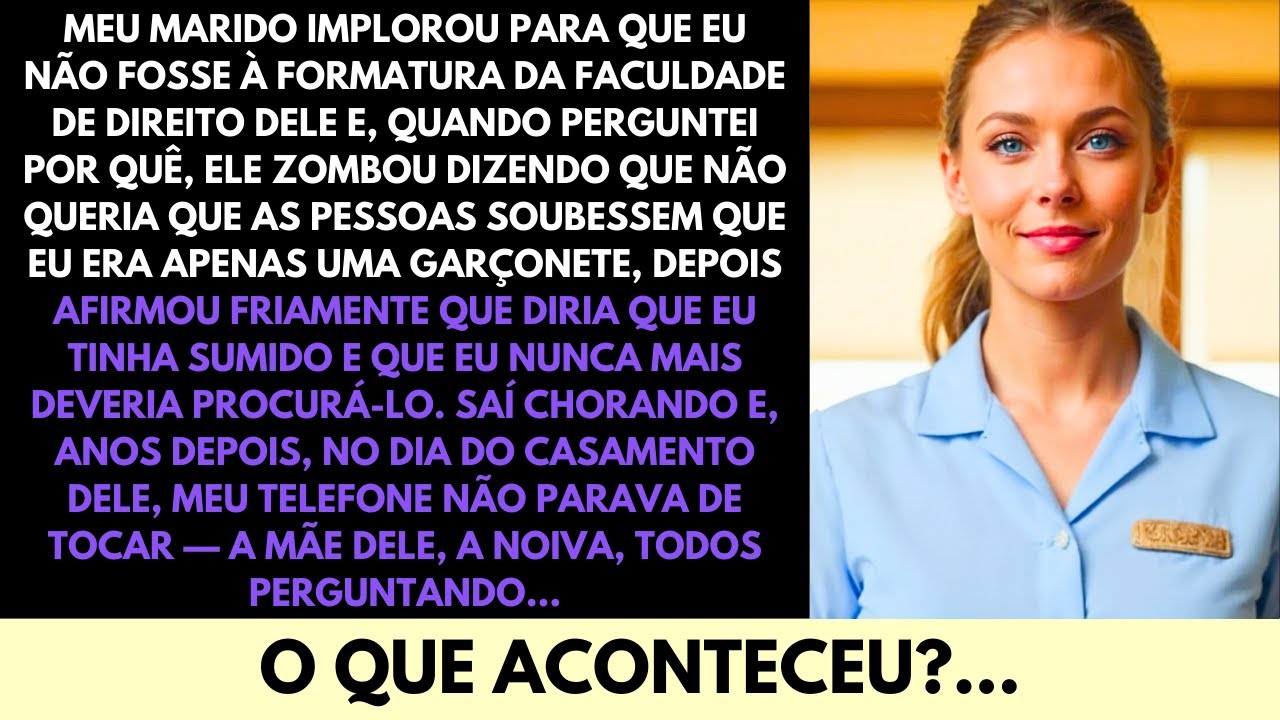 Ele Disse Que Eu Sumira Para Impressionar a Elite—No Casamento Dele, Minha Verdade o Derrubou