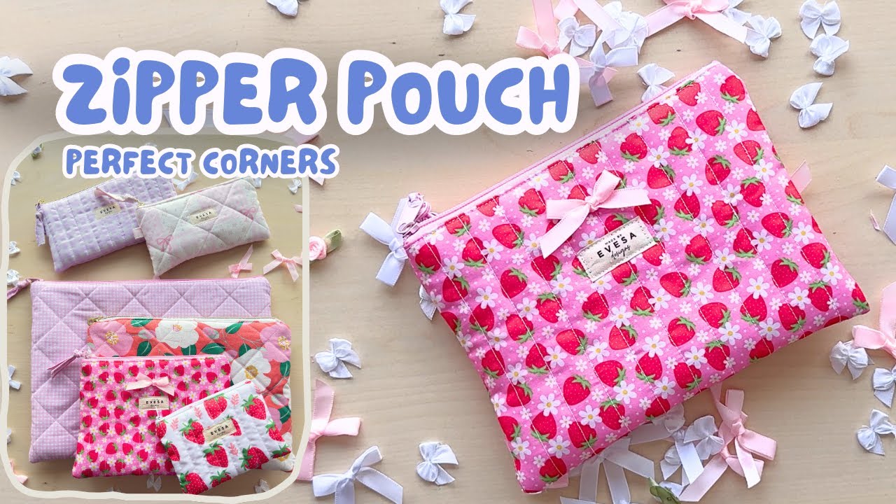 КАК СШИТЬ КАРМАН НА МОЛНИИ🎀 | Подходит для начинающих и обеспечивает идеальные углы💎