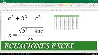 Como insertar ecuaciones y símbolos en Excel