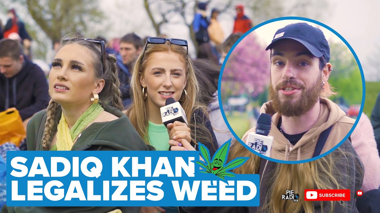 420 Celebration Manchester + Public Reaction, Sadiq Khan To Legalise Cannabis | Pie Radio