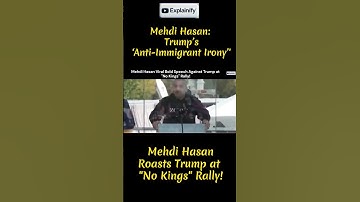 Immigranten zullen de banen doen die Amerikanen niet zullen doen” — Mehdi Hasan neemt Trump in de...
