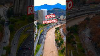 Impactante Registro Crecida Río Mapocho