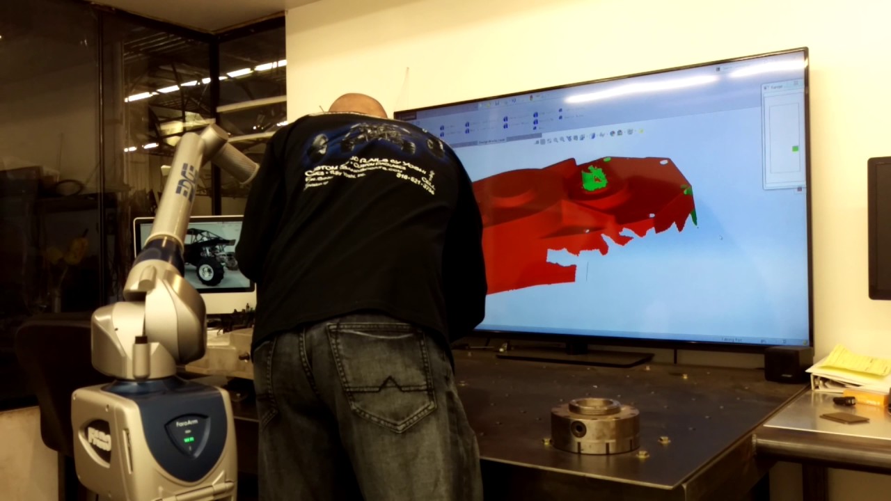 Burrup Designs. FARO lasr scan in Solidworks. Gearbox