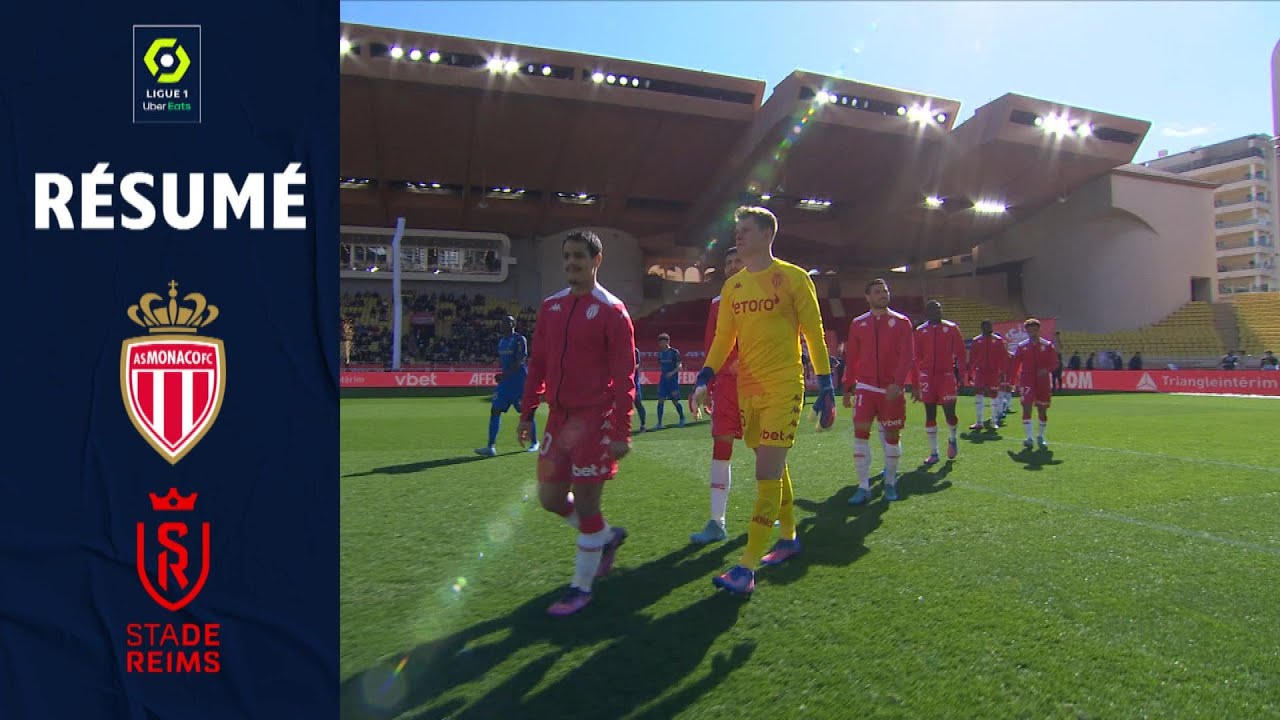 AS MONACO - STADE DE REIMS (1 - 2) - Résumé - (ASM - SdR) / 2021-2022