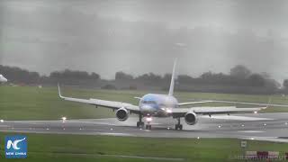 Pilot nails sideways landing in 40-knot crosswinds at Bristol Airport