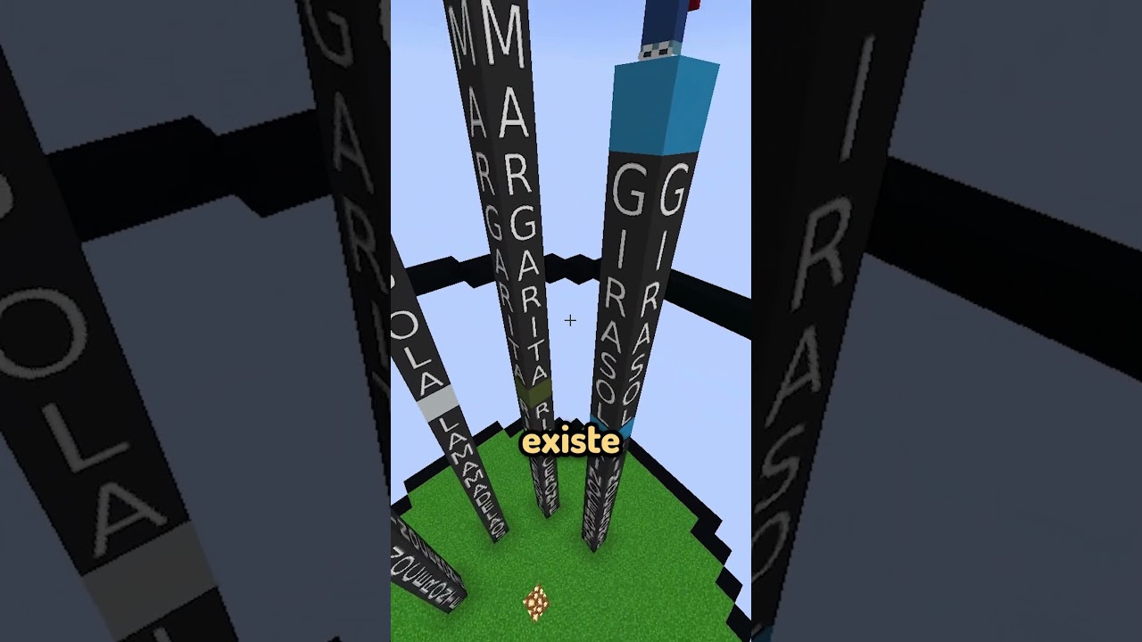 Torre de Palabras con TODOS #minecraft #reelschallenge