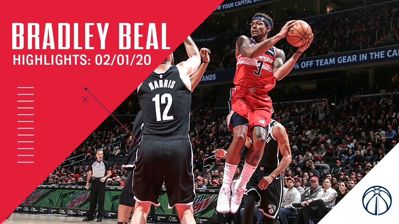 Highlights: Bradley Beal vs. Nets – 2/01/20